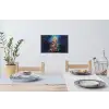 Kerstboom - Kerst - Abstract - Kleurrijk Muursticker klein -eettafel