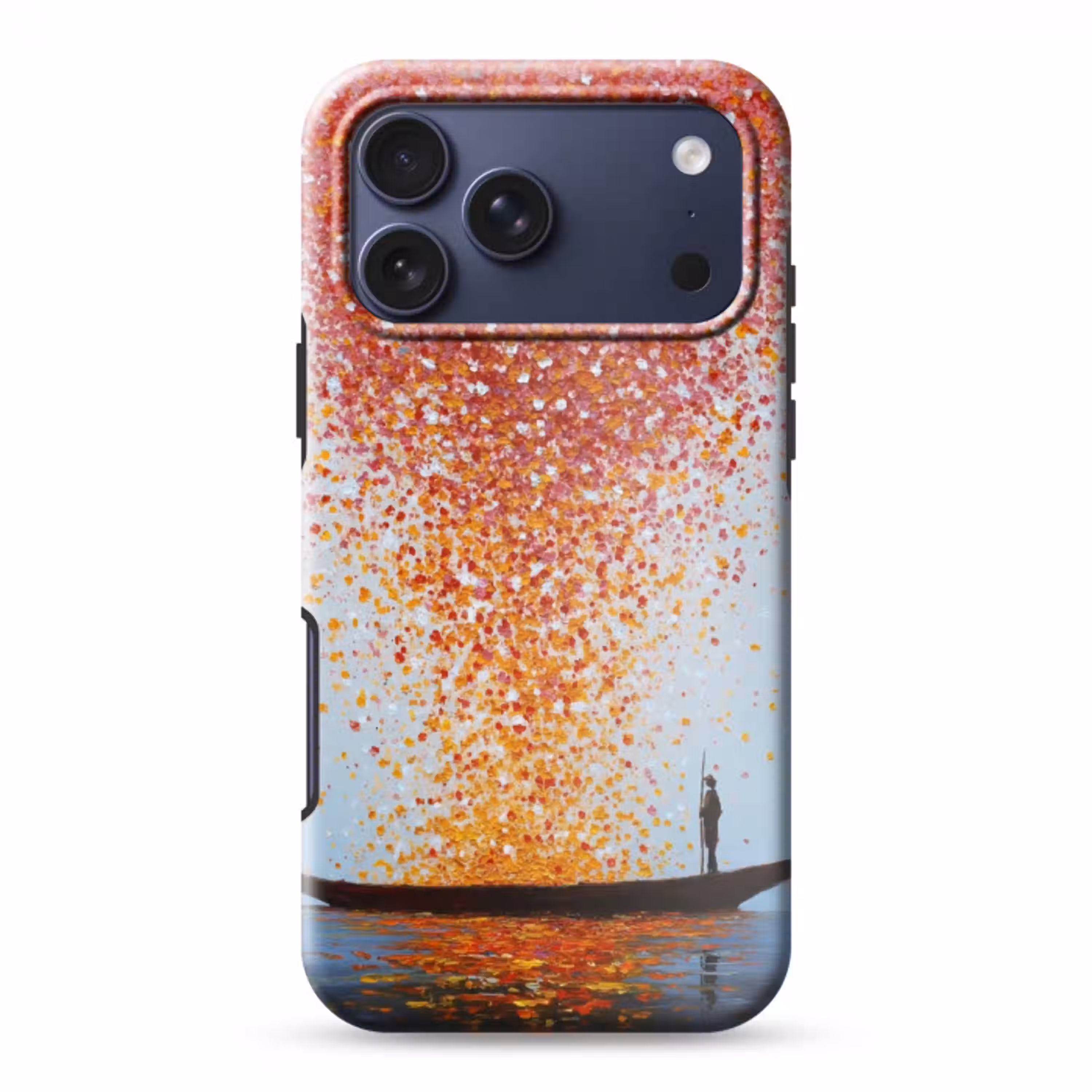 Wolk - Confetti - Boot - Wateroppervlakte Toughcase MagSafe Apple iPhone 17 Pro Max klein -3d