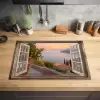 Doorkijk - Uitzicht - Meer - Landschap Inductie beschermer vinyl 3mm klein -sfeer5
