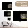 Sardines - Blik - Zwart - Vissen tuinposter los doek klein -Xsfeer9_DE