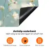 Stengels - Bloemen - Lucht - Wit Inductie beschermer vinyl 3mm klein -zzzzzzz-td-onderkant