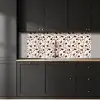 Bloemen - Botanisch - Bordeaux keuken achterwand 2 middel 871 -sfeer1
