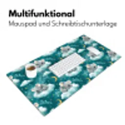 Koala's - Betoverend - Blauw Muismat XXL klein 681 -ysfeer4_duits