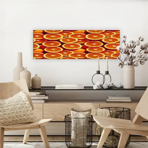 Sinaasappels - Oranje - Gesneden canvas 2cm klein 828 -sfeer6