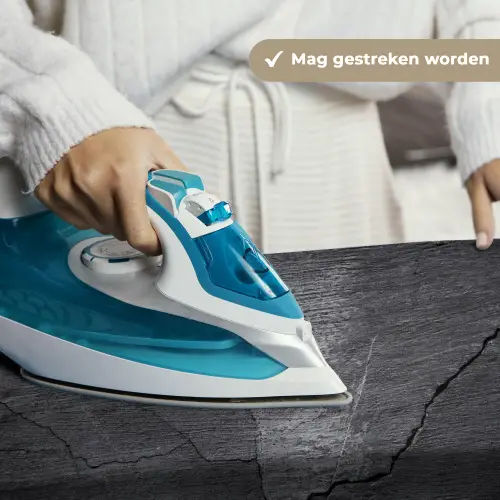 Beton - Zwart - Scheur Wandkleed katoen klein -sfeer9
