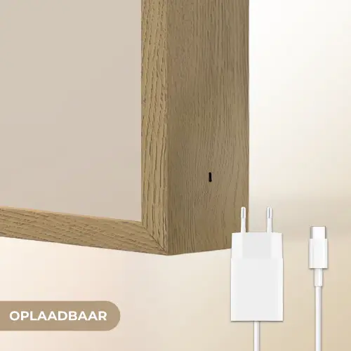 Schotse Hooglander - Kerst - Muts - Trui - Winter Light Box met batterij (Wandlamp) middel -USP_websiteoplaadbaarNL