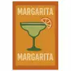 Illustratie - Margarita - Sinaasappelschijf - Oranje poster papier klein -3d