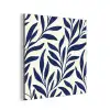 Bladeren - Klimop - Donkerblauw aluminium wit klein -3d