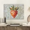 Aardbei - Rood - Mozaïek - Fruit PET vilt klein -sfeer1