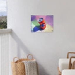 Frisdrank - Blik - Paars tuinposter los doek klein -sfeer8