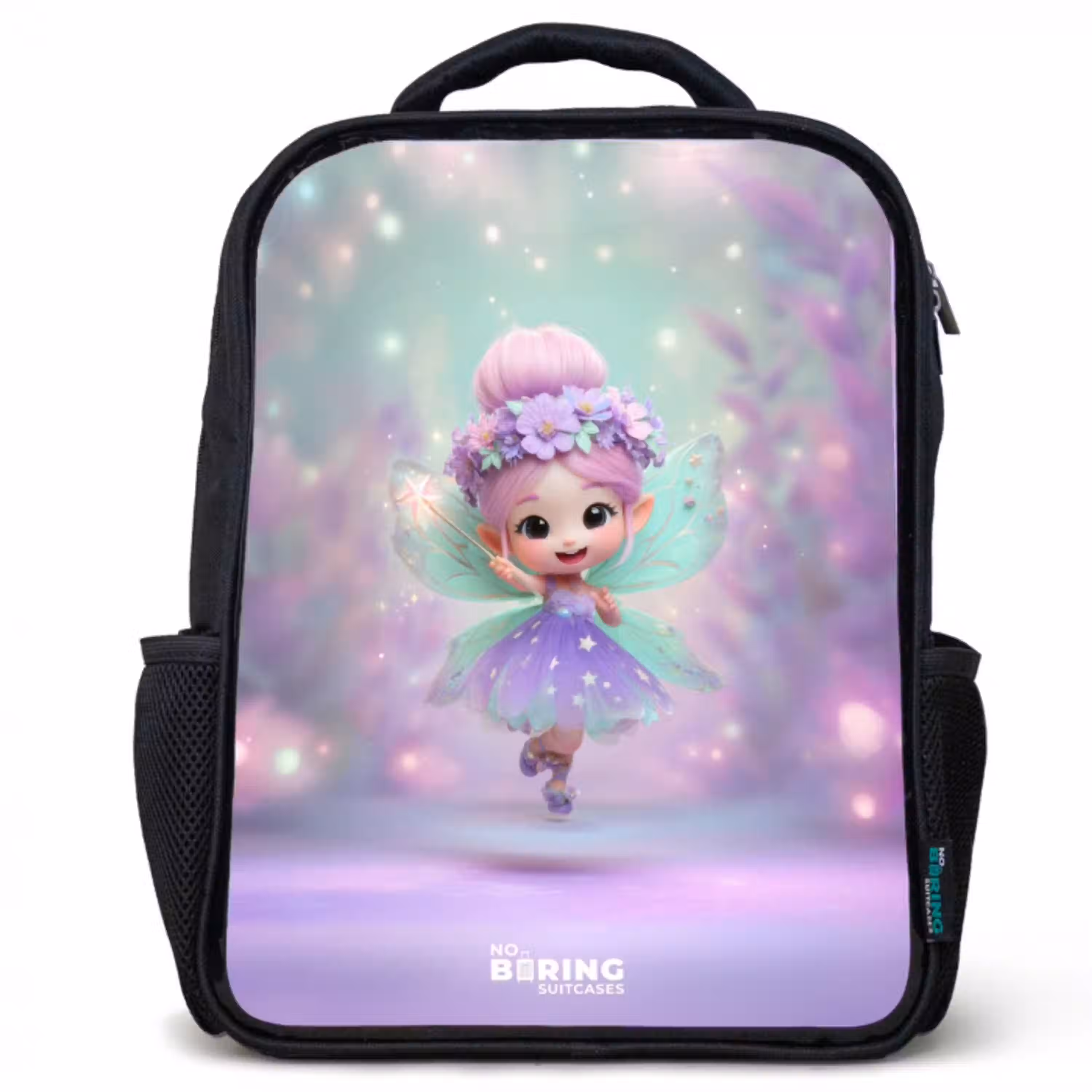 Elf - Tover - Magisch Rugzak - Zwart middel -3d