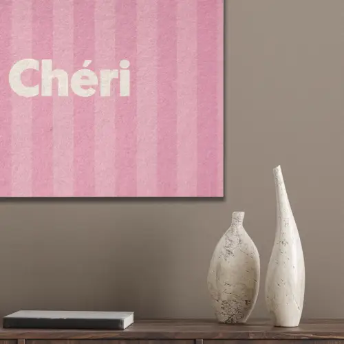 Gestreept - Roze - Chéri PET vilt klein -sfeer6_closeup