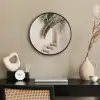 Palmboom - Schaduw - Trap - Beige Fotolijst rond zonder passe partout klein -sfeer1