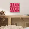 Rood - Roze - Schaakbord - Valentijn plexiglas 5mm klein -sfeer4