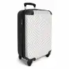 Grafisch - Patroon - Modern - Schuin NBS - Handbagage koffer - Kinderen Unisex middel 644 -productfoto_3d