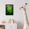 Grassprieten - Lichtinval - Groen fotolijst zwart zonder passe partout klein -usfeer4_kinderkamer