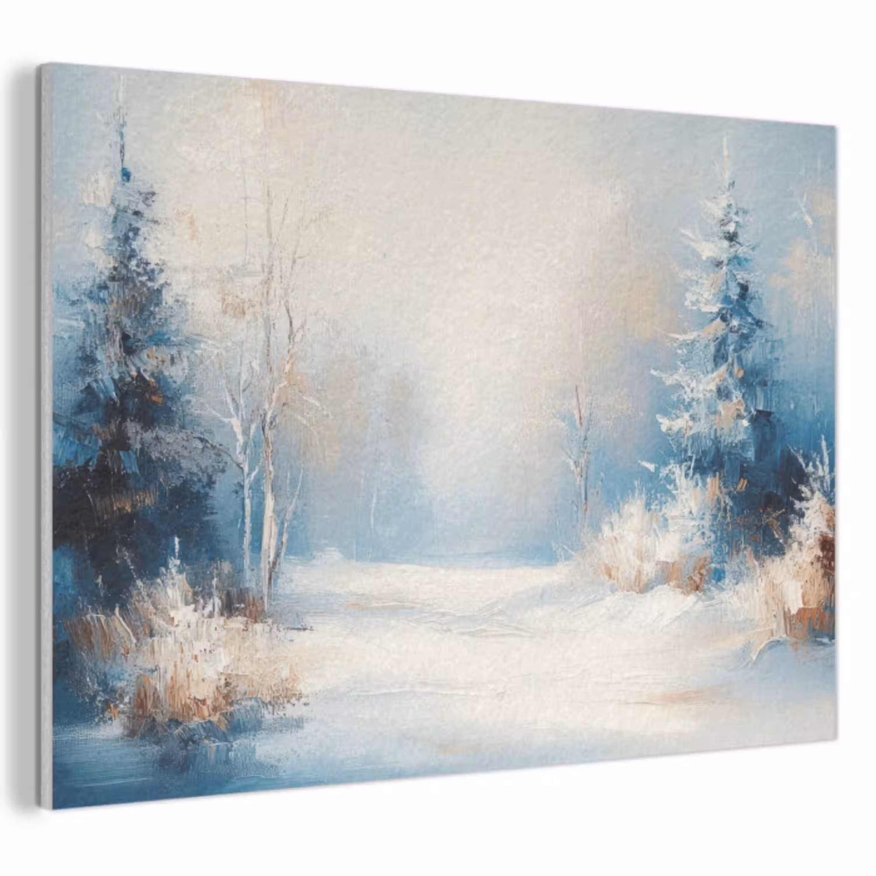 Wald – Winter – Natur – Abstrakt – Schnee PET vilt klein -3d