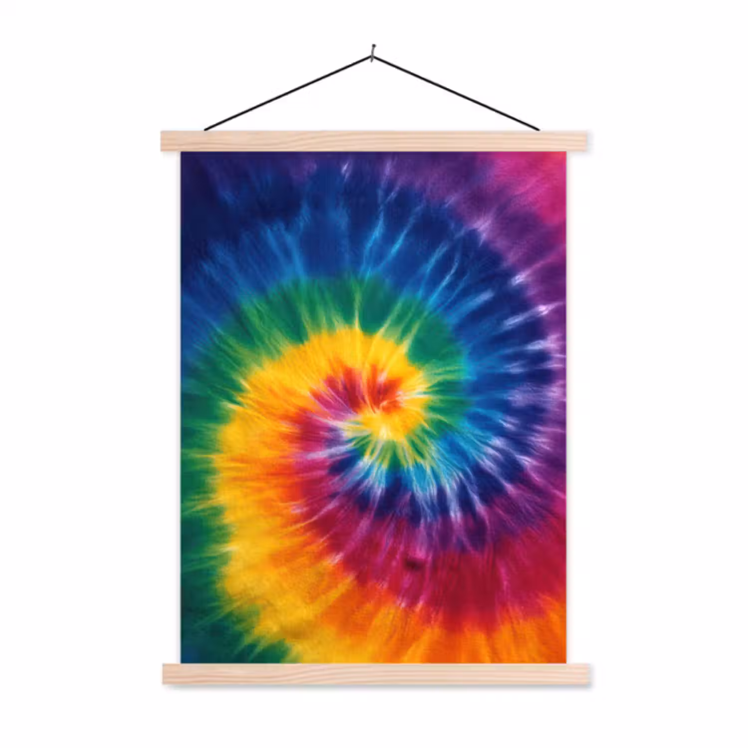Schoolplaat - Regenboogkleuren - Spiraal - Kleurrijk
