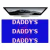 Blauw - Daddy's - Blokletters Muismat XXL klein -zzz3d