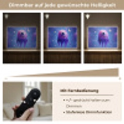 Monster - Ruimte - Sterren - Paars Light Box met batterij (Wandlamp kind) middel -USP_dimbaarDE