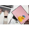 Matroos - Eend - Roze laptophoes neopreen klein -bureau