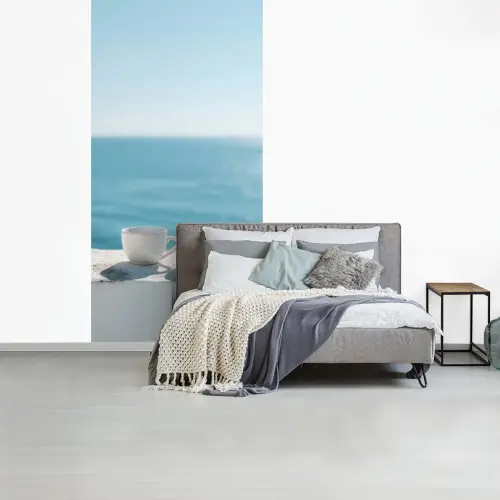 Zee - Koffiekopjes - Zomers fotobehang vinyl groot -slaapkamer