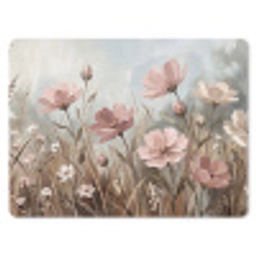 Bloemen - Botanisch - Schilderij - Pastel - Rustiek muismat rubber klein -3d