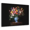 Kleur - Vaas - Bloemen - Boeket Textielframe zwart klein -3d