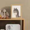 Paard - Dier - Pastel kleuren - Paarden Light Box met kabel klein -sfeer2_kind