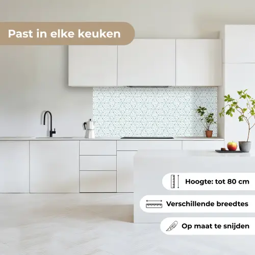 Patroon - Lijn - Design - Groen keuken achterwand 2 middel 871 -sfeer4_NL
