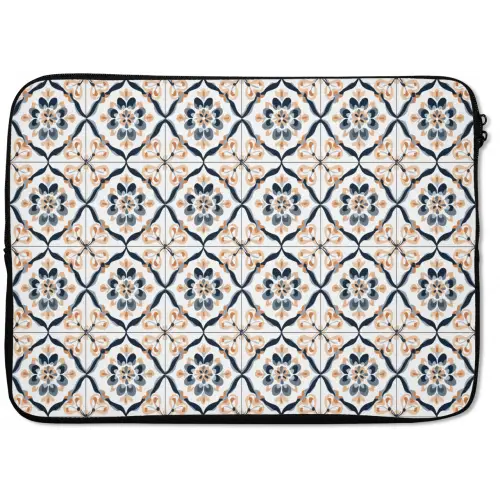 Bladvorm - Patroon - Kleurrijk laptophoes neopreen klein 279 -zkaufland3dotto