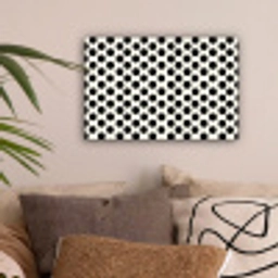 Klassiek - Stippen - Zwart canvas 2cm klein 34 -sfeer1
