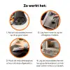 Kleuren - Strepen - Kiezels Inductie beschermer vinyl 3mm klein 276 -zzzzzzz-td-werking