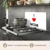 Spreuken - Quotes I Love Mom - Moederdag - Mama - Mama cadeau keuken achterwand spatscherm klein -usp_DE