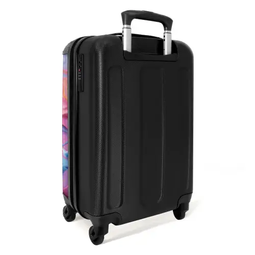 Pastel swirl NBS - Handbagage koffer - Kinderen Unisex middel -achterkant