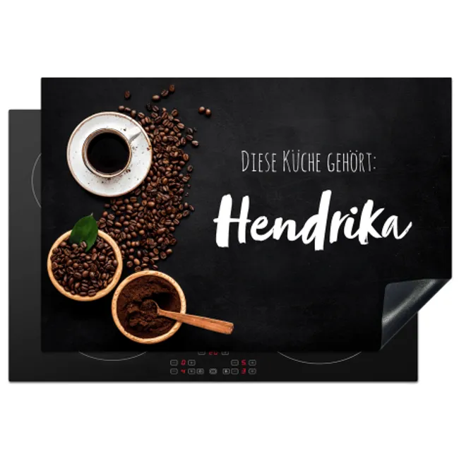 Herdabdeckplatte - Kaffee