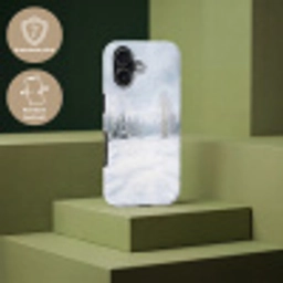 Bospad - Dennen - Sneeuw - Winter - Rustgevend Toughcase MagSafe Apple iPhone 17 klein -USP_PrintM_NL