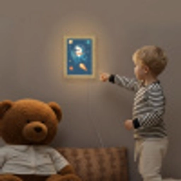 Raket - Haai - Ruimte Light Box met kabel klein -sfeer4a_kind