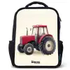 Tractor - Getekend - Rood Rugzak - Zwart middel -3d