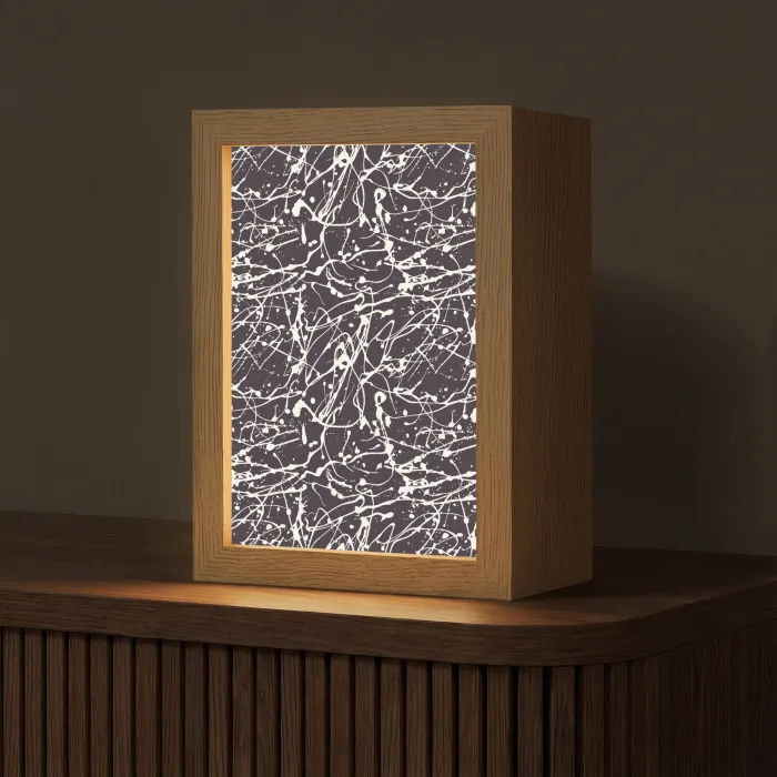 Spat - Waterverf - Wit Light Box met kabel (Tafellamp) klein 925 -z3d_website