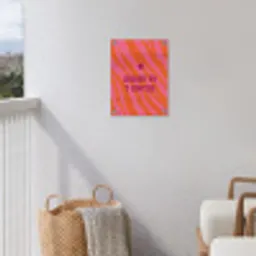 Quote - Zomer - Roze tuinposter los doek klein -sfeer8