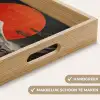 Krijger - Rode trappen - Zon - Berg Dienblad Rechthoek middel -USP_HandgreepNL