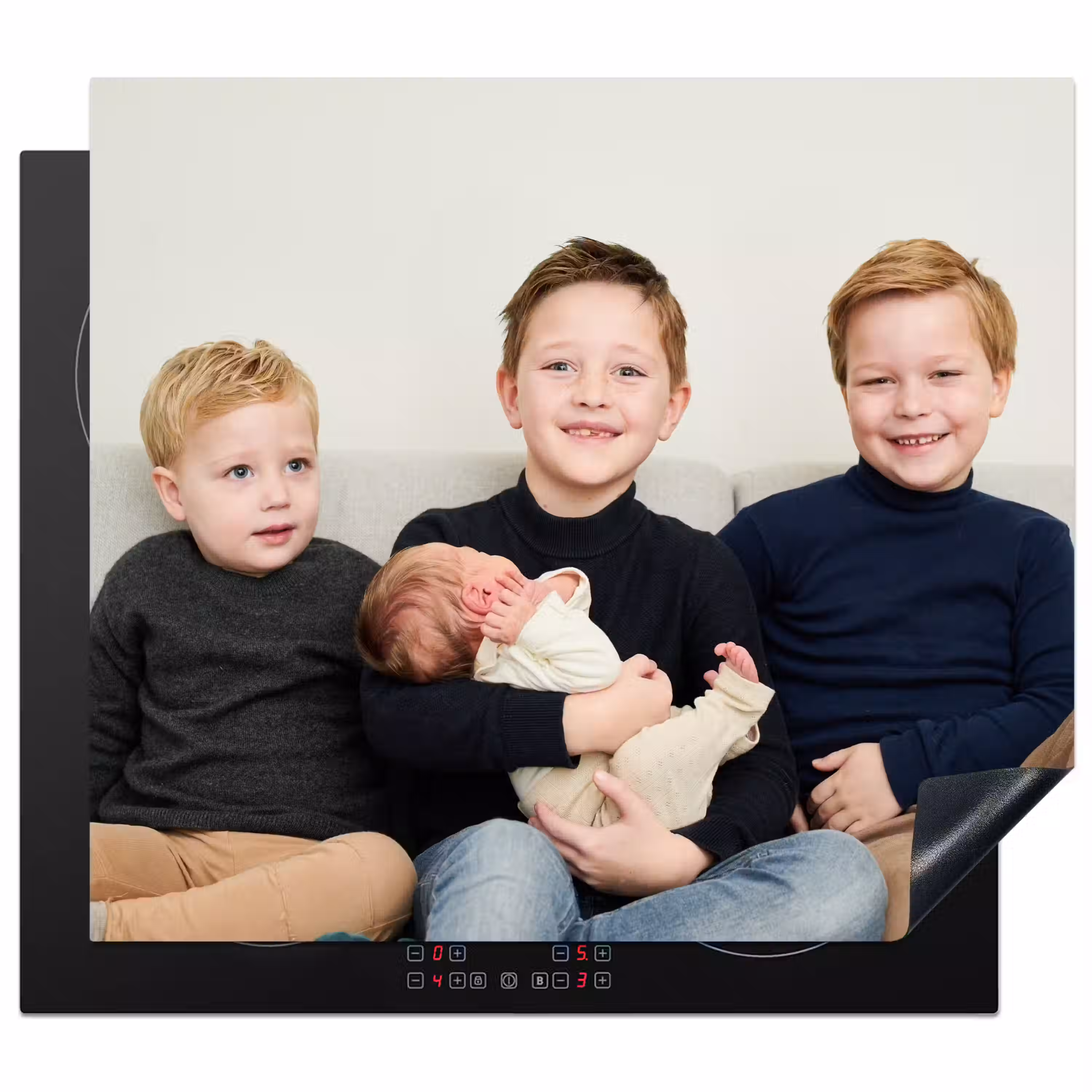 inductie beschermer 3 kinderen