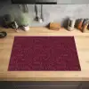 Bladeren - Patroon - Paars Inductie beschermer vinyl 3mm klein 276 -sfeer5