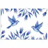 Modern - Vogels - Delfts - Blauw poster papier klein -3d