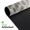 Paardenbloem - Zwart - Wit Muismat XXL klein -sfeer2
