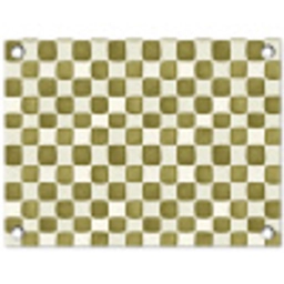 Schaak - Patroon - Groen tuinposter los doek klein 239 -3d