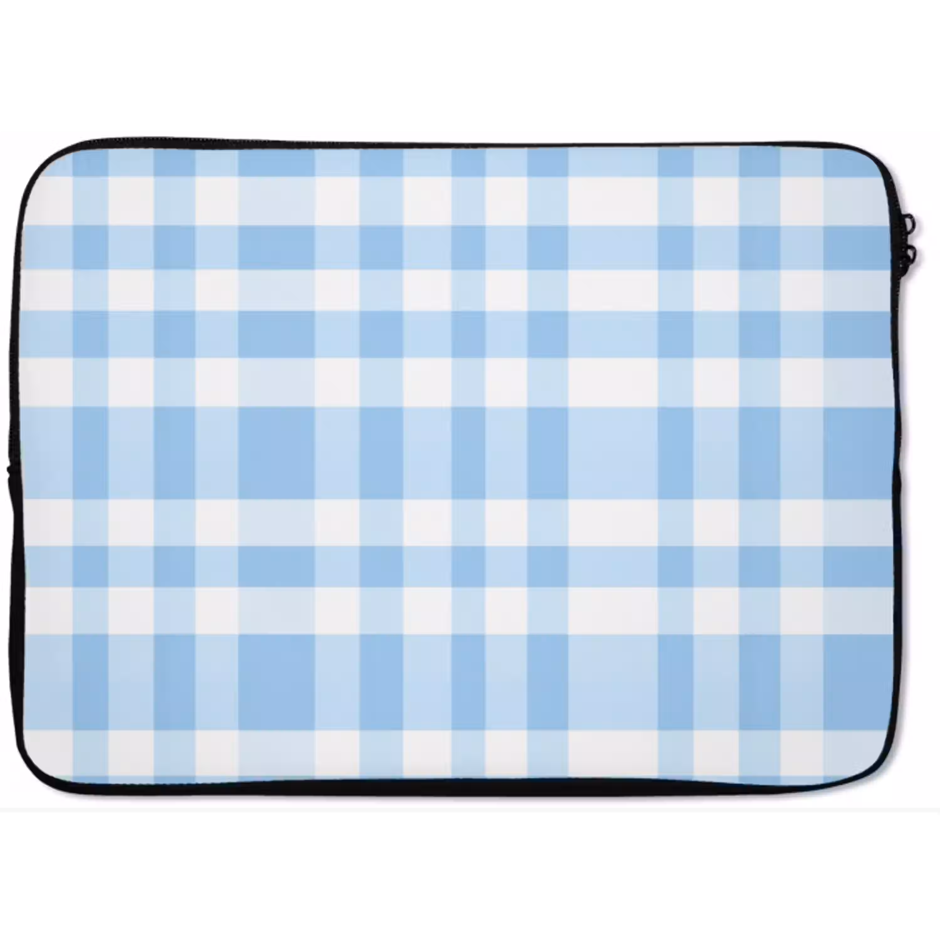 Ruit - Patroon - Blauw laptophoes neopreen klein 279 -zkaufland3dotto