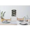 Japandi - Eten - Vintage - Decoratie Muursticker klein -eettafel
