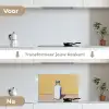 Glazen - Fles - Illustratie - Melk keuken achterwand spatscherm klein -voor_na_NL
